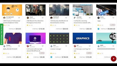 Fiverr Clone Script In PHP (40% OFF)