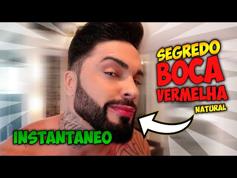 Vídeo: 3 maneiras fáceis de deixar seus lábios naturalmente vermelhos (com fotos)