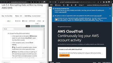 AWS Academy Cloud Security Lab 5.1: Encrypting Data at Rest by Using AWS KMS