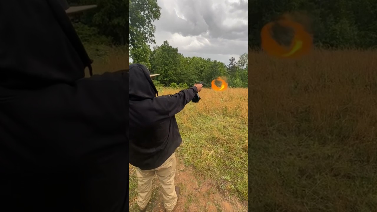 Psa Dagger blowing rings of fire 💥⭕️ #psadagger #guns #firearms #explore #pistol #edc #glock #22tcm