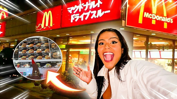FUI NO MC DONALD'S DO JAPÃO, E FIQUEI SURPRESA COM O CARDAPIO!!!
