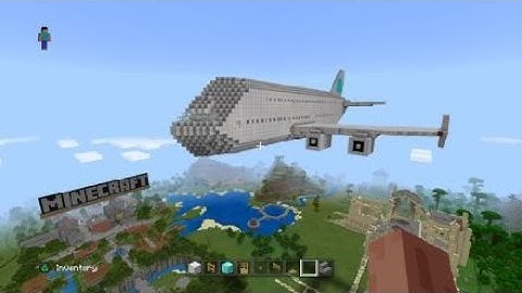 Minecraft Airbus A380 Diamond Airways interior & exterior tour