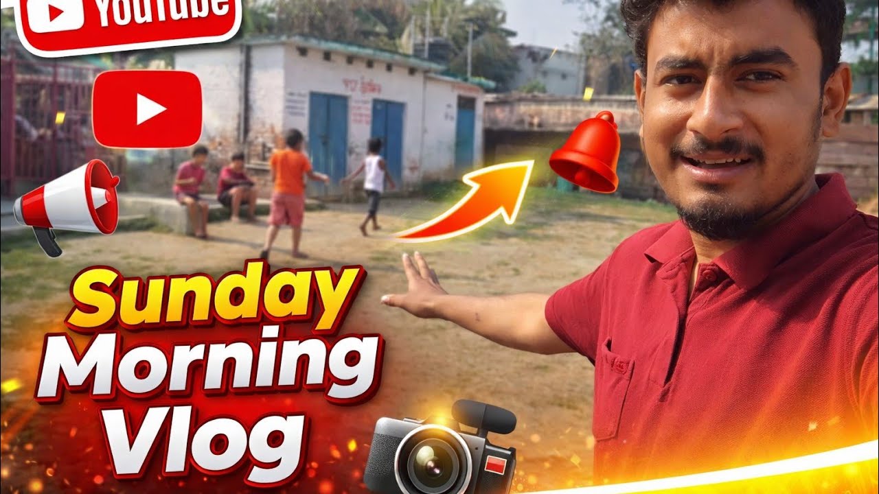 Sunday Morning Vlog 🌅🔥!! #dailyvlog #sunday #morning #youtubevideo ❤️#enjoy #funny #@ROYTALKS2026 ✨👍