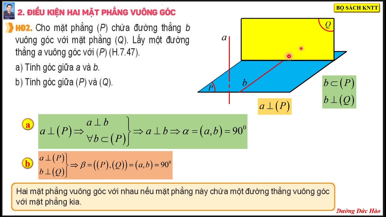 BÀI 25 HAI MẶT PHẲNG VUÔNG GÓC VD02