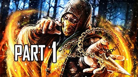 Mortal Kombat X Walkthrough Part 1 - Johnny Cage - World on Fire (MKX Let