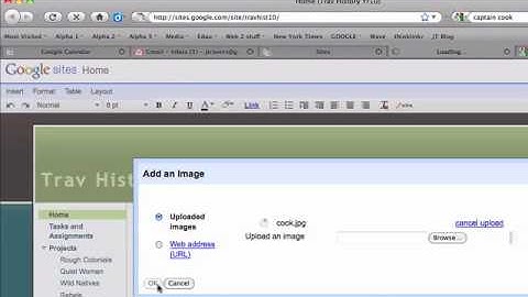 Getting started with Sites as your class wiki