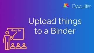 Uploading things to a Binder - Easily add things to a binder from our mobile app screenshot 1