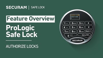 Authorize Locks for SECURAM ProLogic Safe Locks
