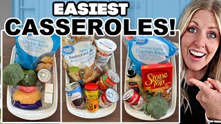 Top 3 EASIEST Casseroles You Will Ever Make!