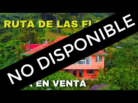 NO DISPONIBLE ?ESPECTACULAR CASA DE CAMPO EN RUTA DE LAS FLORES CASAS DE VENTA EN EL SALVADOR