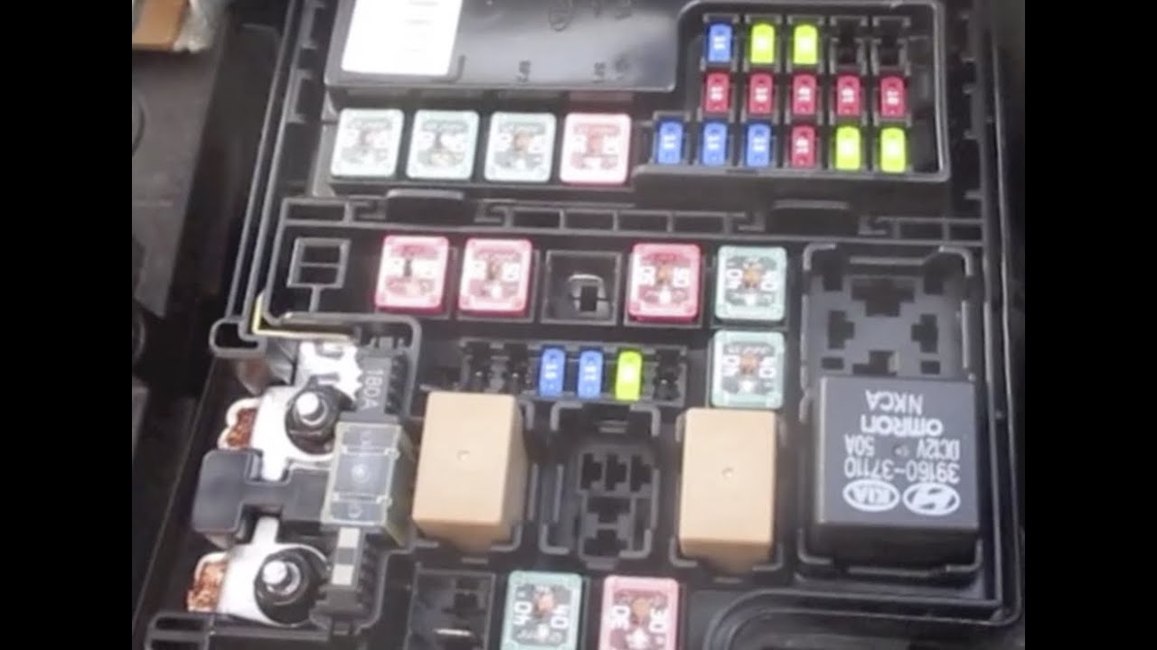 2012 Kia Soul Fuse Box Diagram