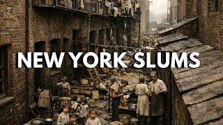 Inside New York's Most Brutal 1800s Slums | AI Remastered