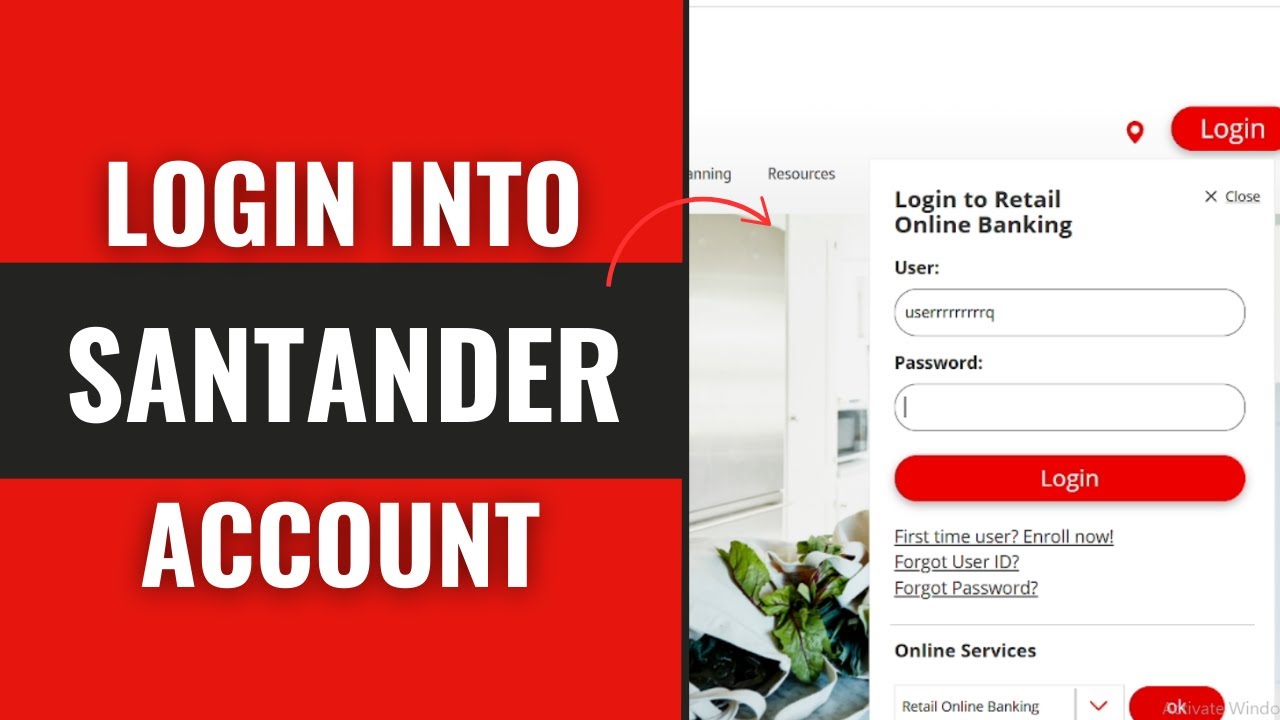How To Login To Santander Bank Online