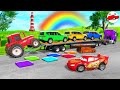 Cars &amp; Buses Launched by Speed Bumps | BeamNG #39 🚗