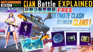 How to complete base in clan battle|how to clear early base in clan battle in bgmi clanbattle bgmi