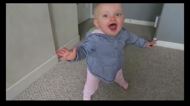 BABY’S FIRST STEPS! - YouTube