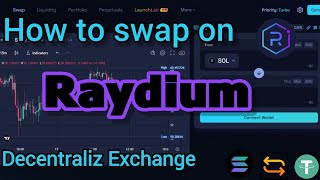 HOW TO SWAP ON RAYDIUM /SWAP IN DEX/SWAP ON Decentralized Exchanges