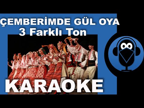 Çemberimde Gül Oya / THM KARAOKE Türkü / Sözleri / Lyrics / Fon Müziği ( COVER ) THM
