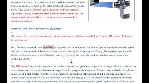 BISOPE series 96  Measurement of Rotational Speed