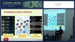 “Privacy, Ethics and Big Data” Prof. Jason Hong (ICISSP 2016)