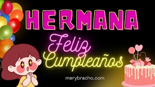 😍 Tarjeta Cristiana de Cumpleaños para una Hermana 🎂. Frases lindas de felicitaciones a hermana 🎁