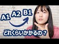 【ドイツ語】A1とかB1とかいうけどだいたい一般的にこのレベルに到達するのにどれくらいの時間がかかるの？ドイツ語講師としての経験もふまえて答えてみる