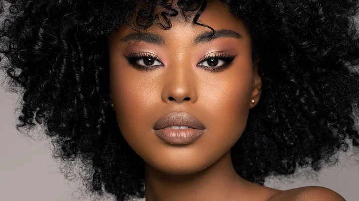 Soft, Natural Glam Look for Dark Skin Using the MI...