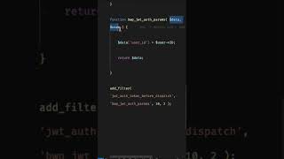 Add User ID to JWT Auth API | WordPress Tutorial | #shorts #wordpress #buntywp