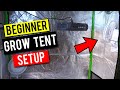 Easy Grow Tent Setup For Beginners & Planting Seeds