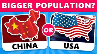 Which Country Has More Population? 🌎📈 screenshot 1