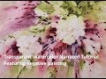 Transparent Watercolor Negative Painting: Floral Burst Tutorial