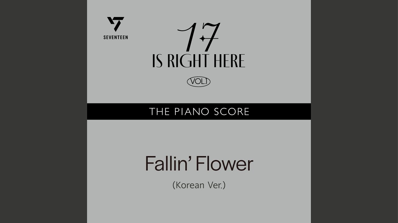THE PIANO SCORE : SEVENTEEN (세븐틴) 'Happy Ending (Korean