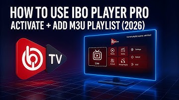 How to Use IBO Player Pro | Activate + Add M3U Playlist (2026)