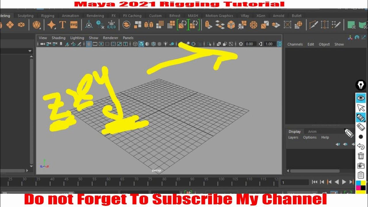 Maya 2022 Basic Rigging Tutorial For BeginnersHave Complete Knowledge