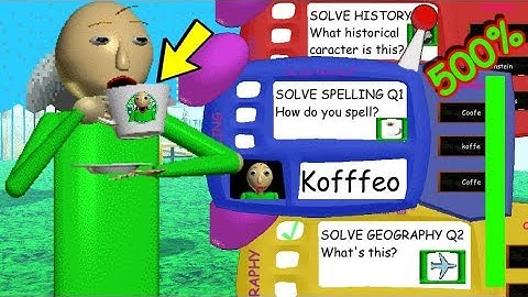 I FOUND BALDIBUCKS COFFEE AND GUESS WHAT HAPPENED?! | Baldi