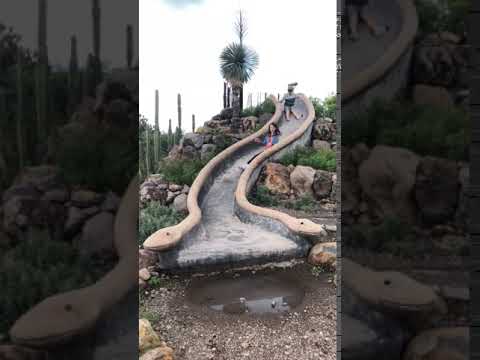 San Miguel De Allende Botanic Garden Snake Slide Youtube