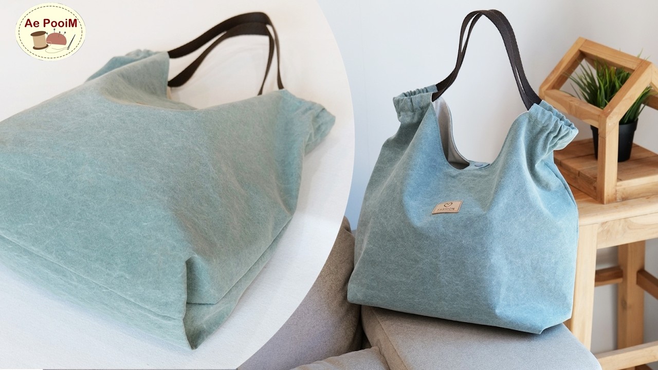 Easy & Cute Tote Bag 🧵 | Quick Sewing Tutorial for Beginners - YouTube
