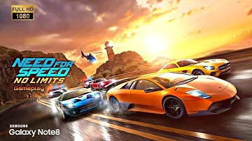 Need for Speed No Limits [Gameplay] on Note 8.