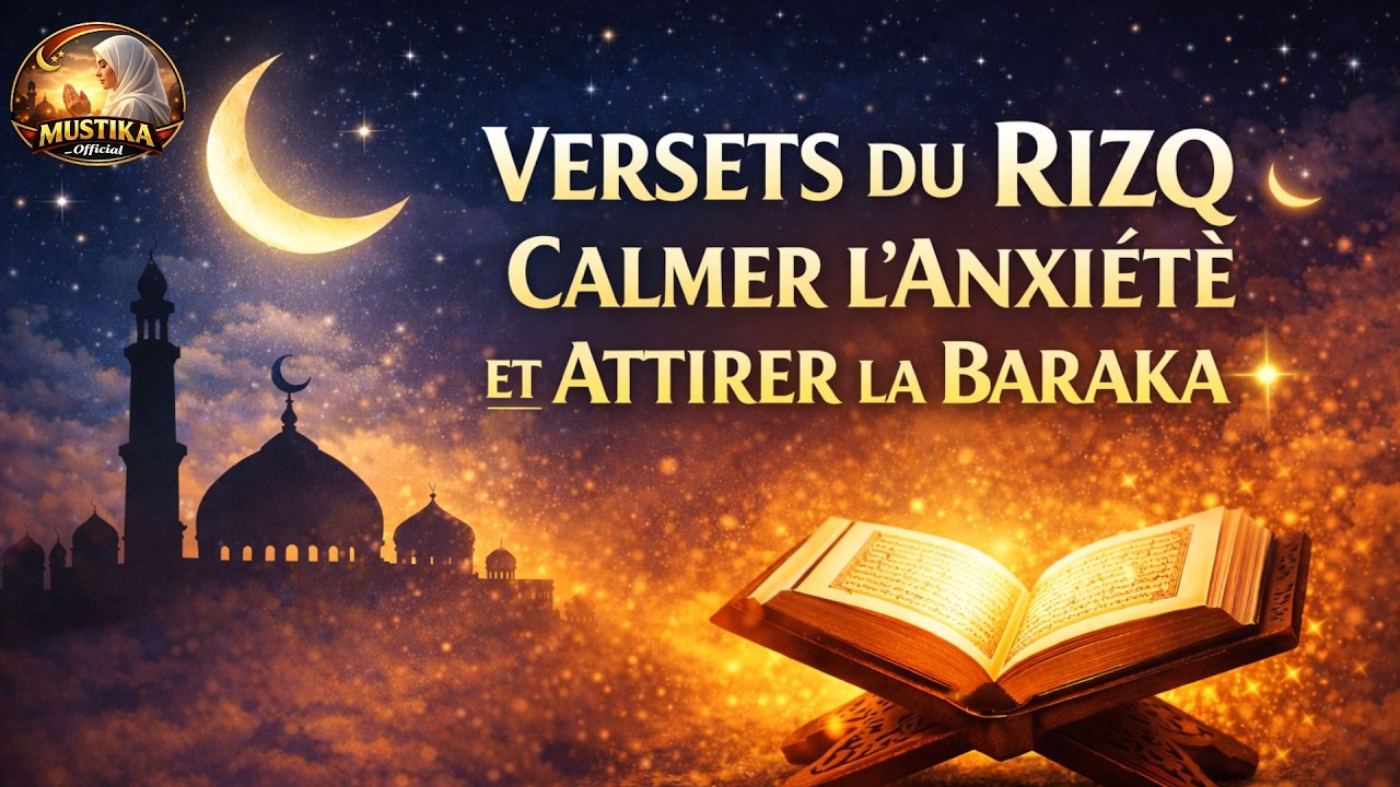 Versets du Rizq | Calmer l’Anxiété et Attirer la Baraka 🌙