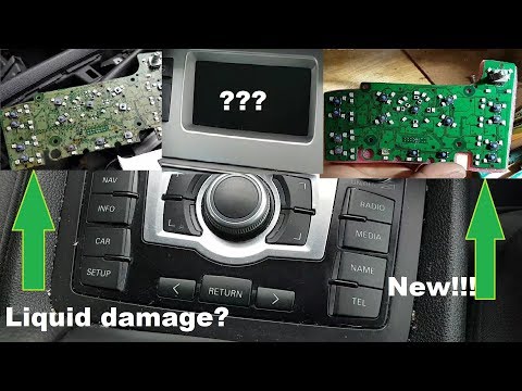 Audi Q7 2009 MMI system not powering up! Fault finding and repair.