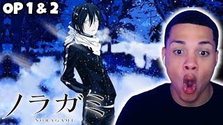 NON NORAGAMI FAN REACTS TO Noragami Openings 1 & 2!!