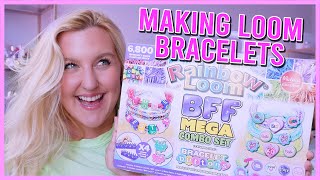 Let's make Rainbow Loom bracelets together 💗🏄🏼‍♀️🏝️ (how to make rainbow loom rubber band bracelets)