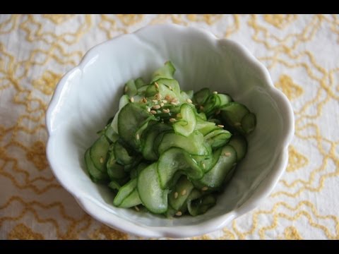 Sunomono (Cucumber Salad) Recipe - Japanese Cooking 101