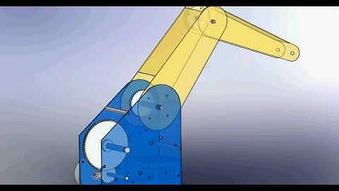 MiniMover 5 Forearm Motions in SolidWorks