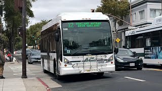 Very Rare AC Transit 2009 Van Hool A300K on Route 12
