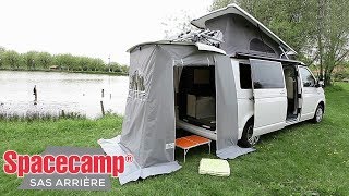 Spacecamp® REAR TENT installation - CLAIRVAL Compact Van and Vans Equipments