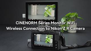 CINENORM Series Monitor Wireless Connection to Nikon ZR