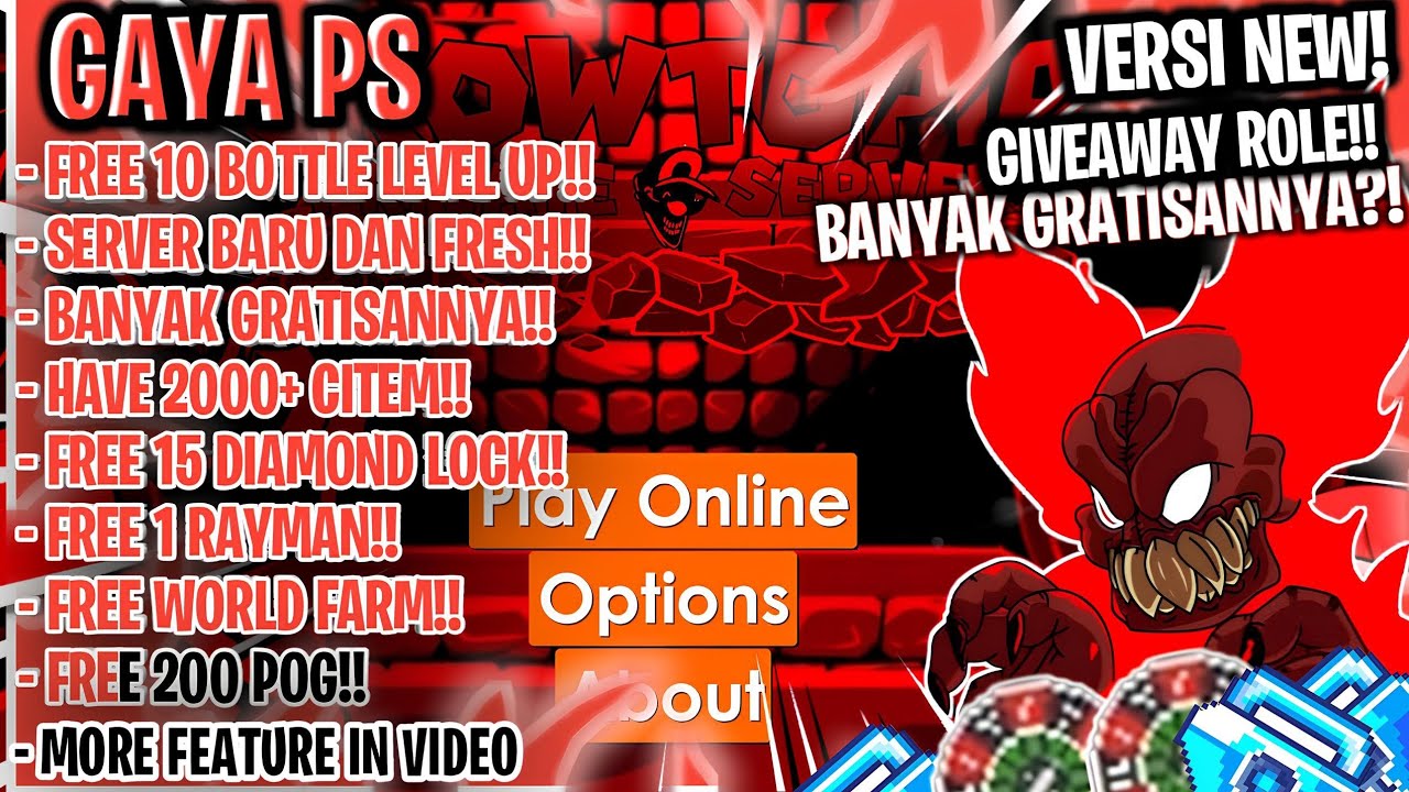 GTPS FREE WORLD FARM🤩🔥 | GTPS GRATIS ROLE ADMIN🤗🤑 | GTPS TERBARU 2026😱🤩 | GTPS ANTI LAG🥶😎 | GAYA PS
