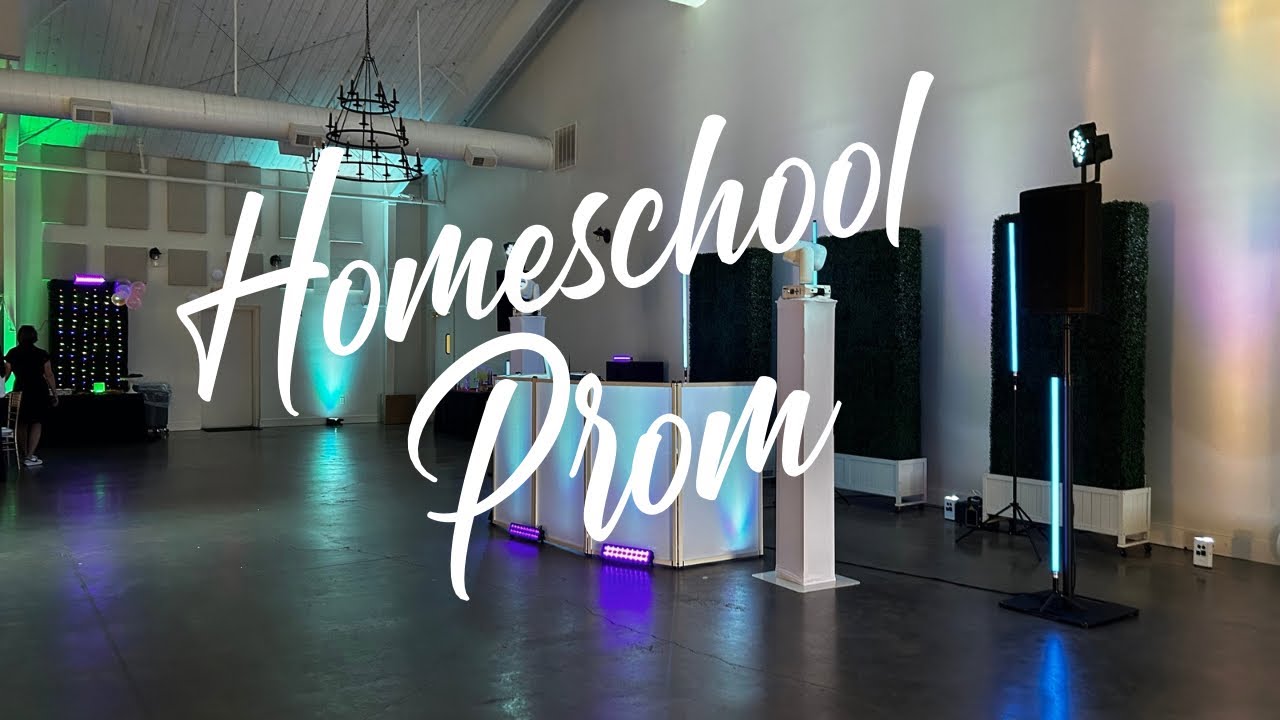 DJ GIG LOG - CRAZY HOMESCHOOL PROM!!! 🔥  HUGE DJ SETUP