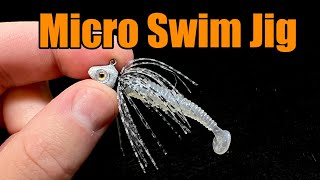 Micro Swim Jig - Great for Crappie, Panfish and Bass by MoondogBaitCo 2,254 views 6 months ago 5 minutes, 23 seconds